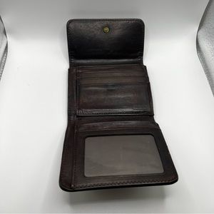 Vintage chocolate colored Coach wallet